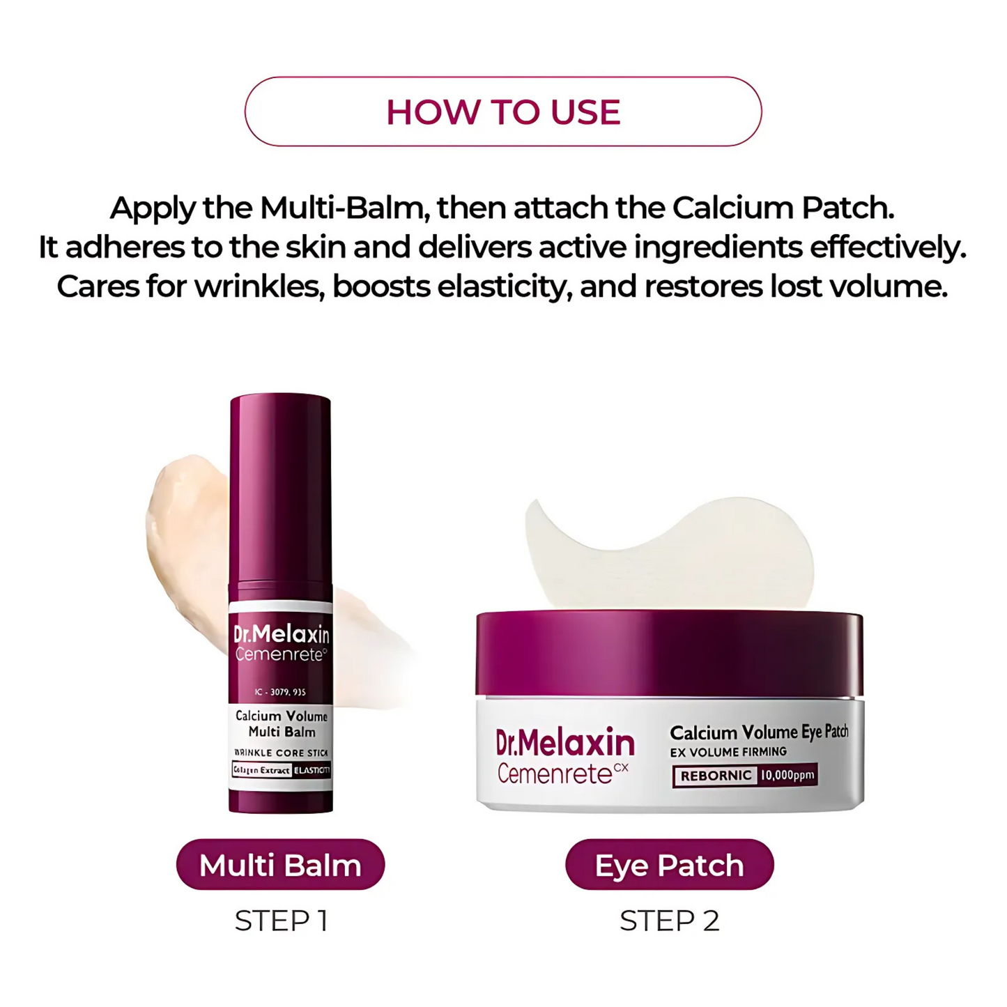 Cemenrete Calcium Multi Balm + Eye Patch