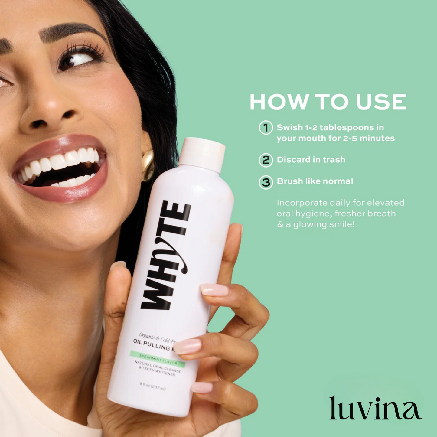 Luvina™ Whyte Oil Pulling Rinse